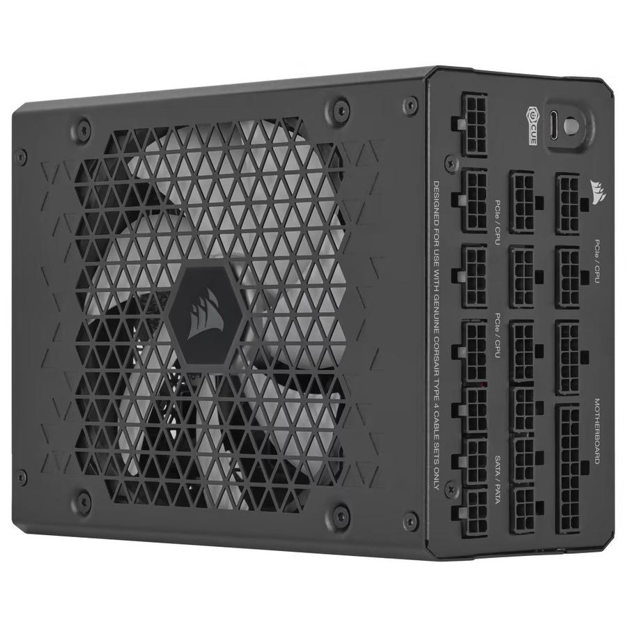 Corsair Memory Corsair Fully Modular Ultra-Low Noise Platinum ATX 1000 Watt PC Power Supply HX1000i 