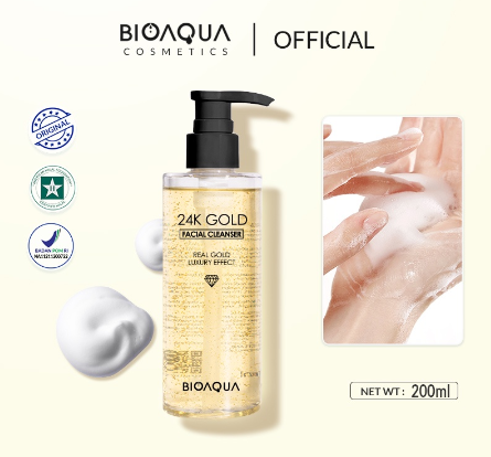 BIOAQUA 24K Gold Facial Cleanser