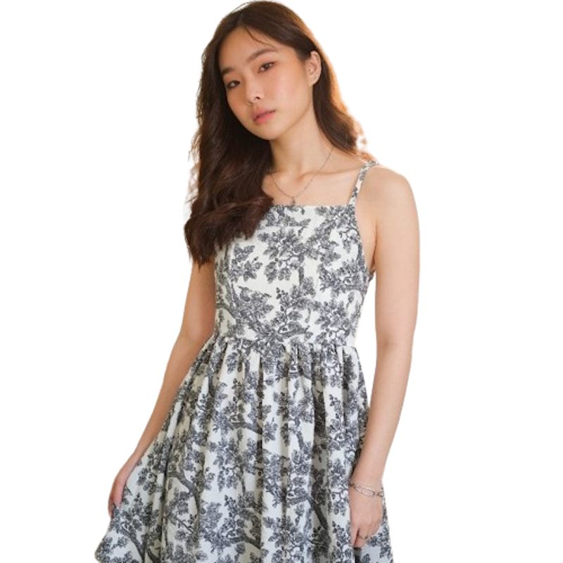 Kiyora Wears Ophelia Mini Dress 1