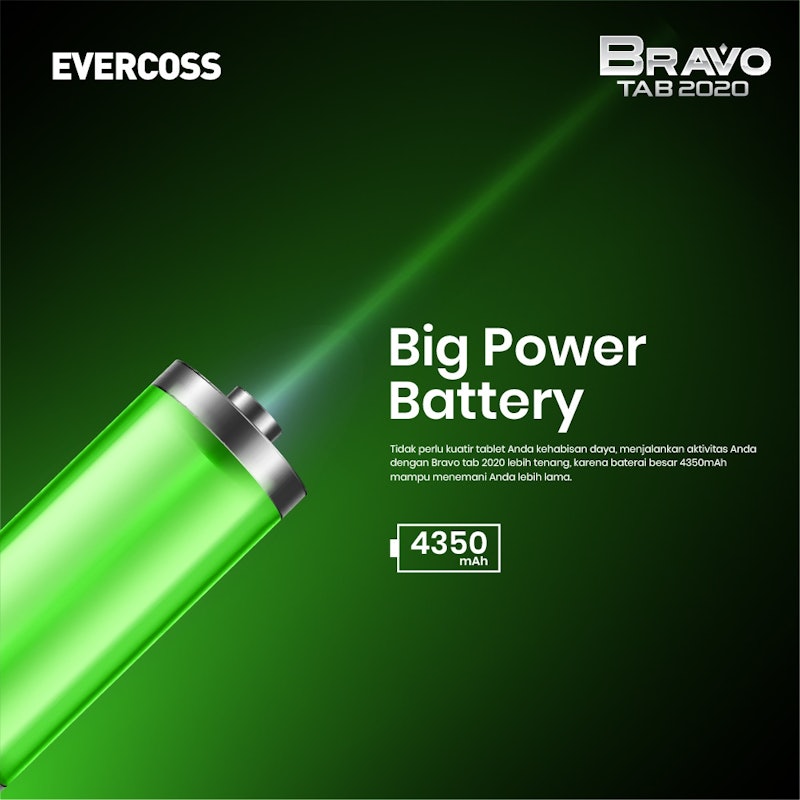 Evercoss Bravo tab X7 3