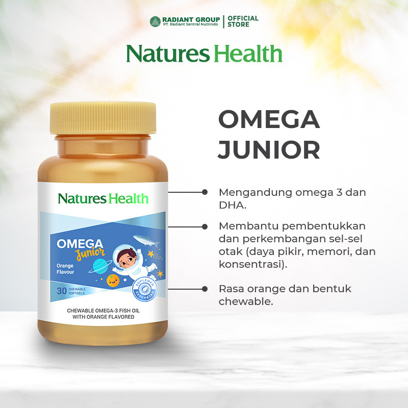  Viva Pharmaceutical  Natures Health Omega Junior