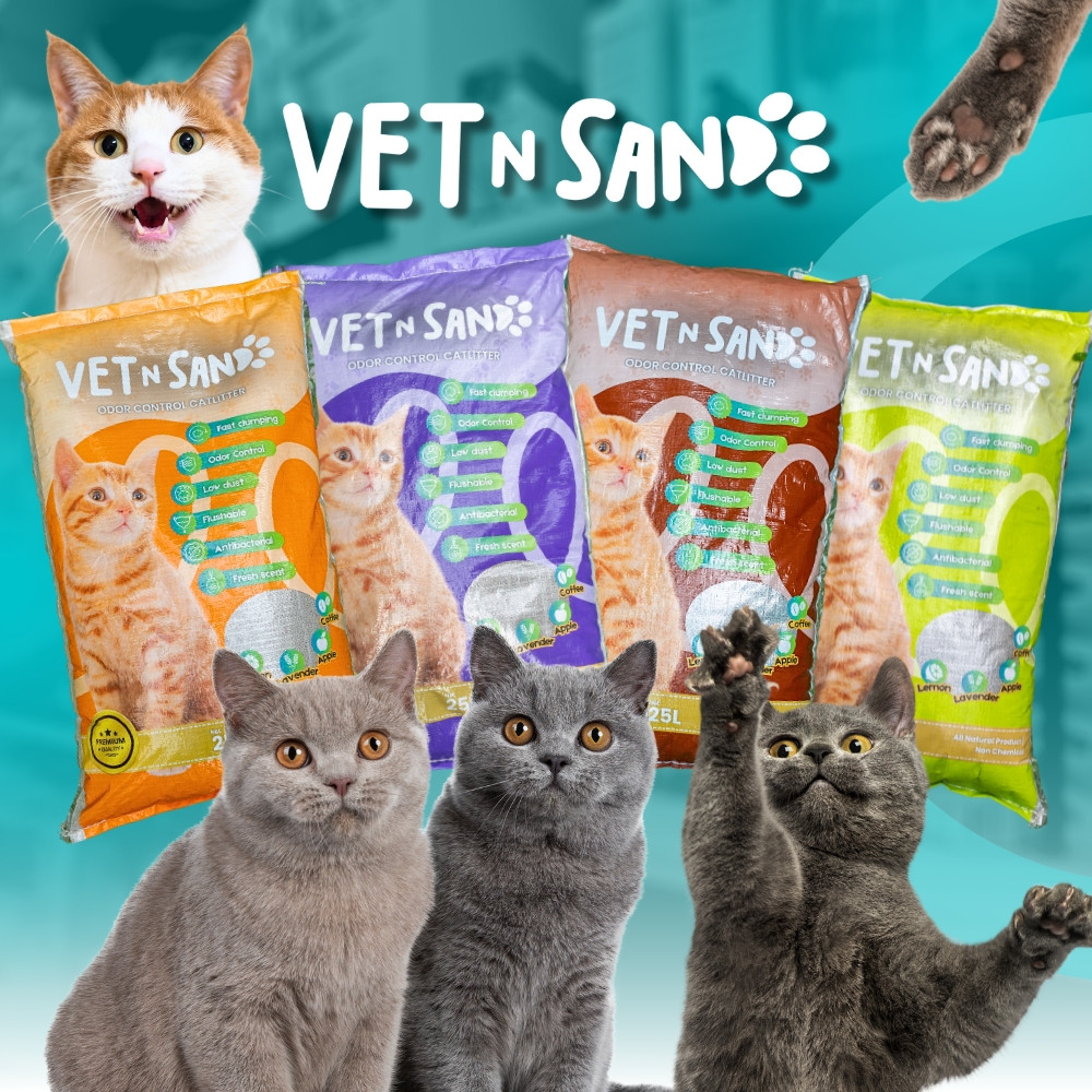 Vetsand Indonesia Vet N Sand Zeolite Granule Cat Litter