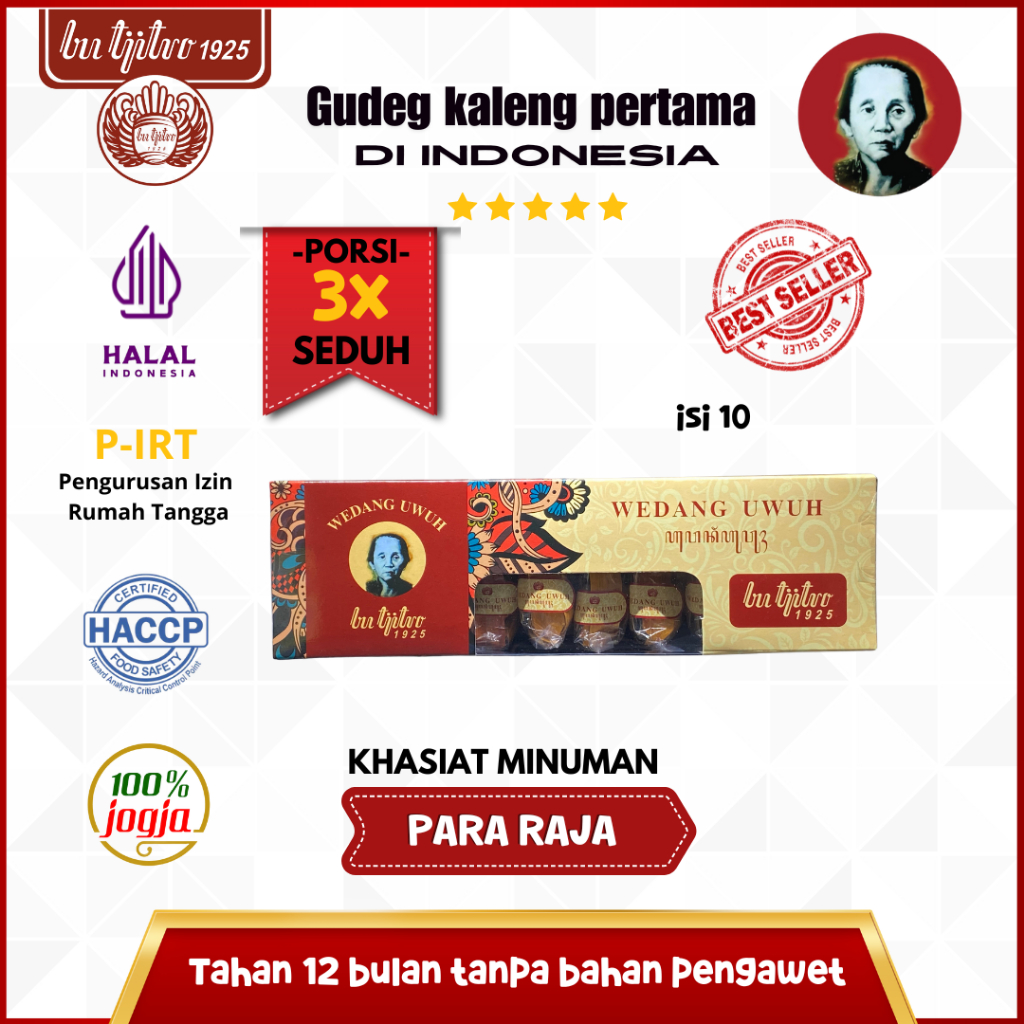Bu Tjitro 1925 Wedang Uwuh Premium