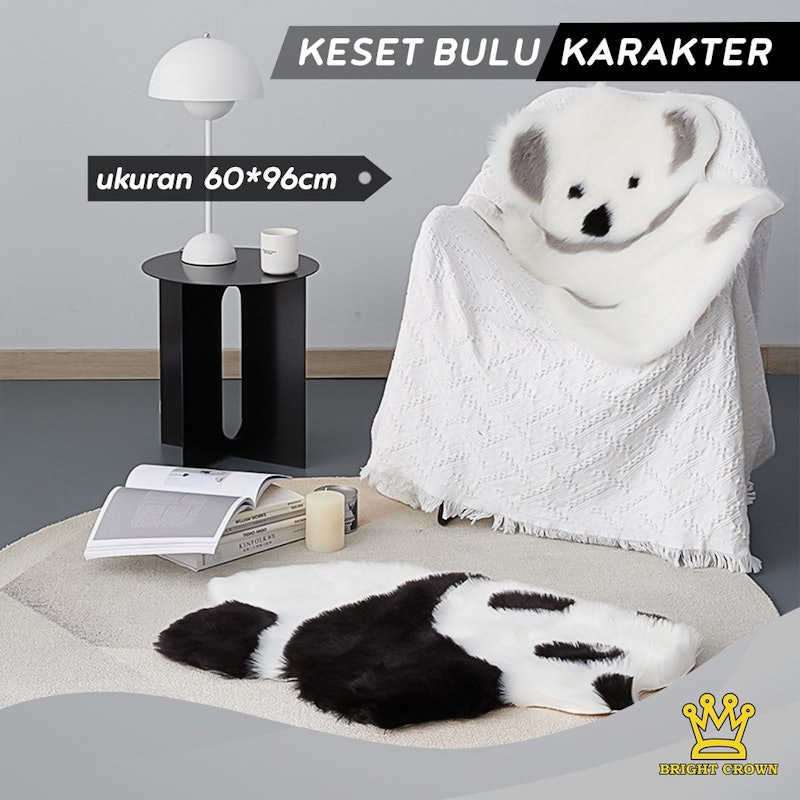 Bright Crown Kawaii Karpet Bulu Rumah Karakter 3