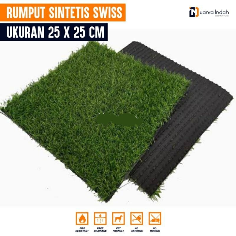 Happy Bembi Rumput Palsu Sintetis Swiss 3