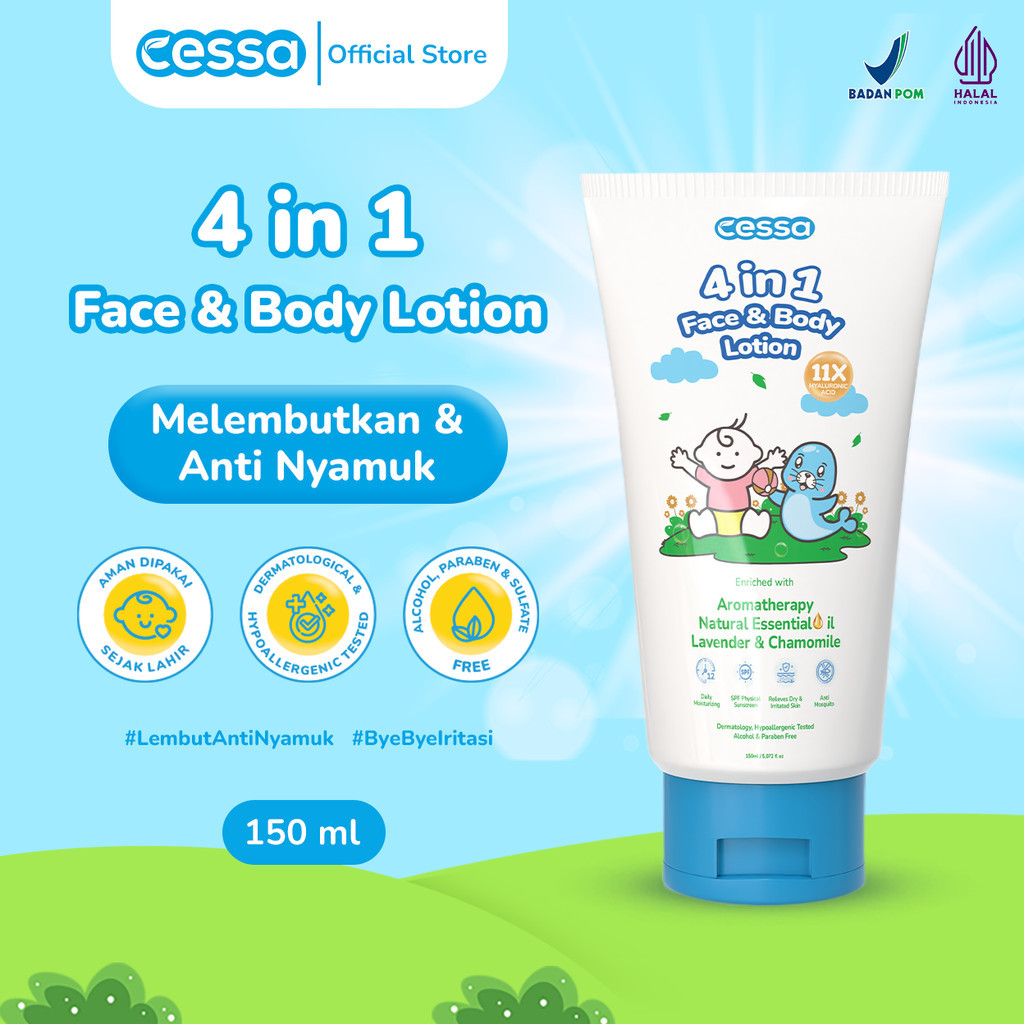 Hypefast Karya Nusantara Cessa 4 in 1 Face & Body Lotion