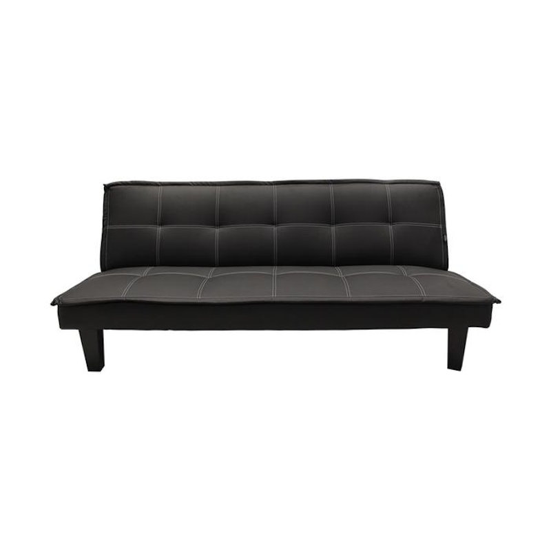 Selma Gotham Sofa Bed Kulit Hitam 1