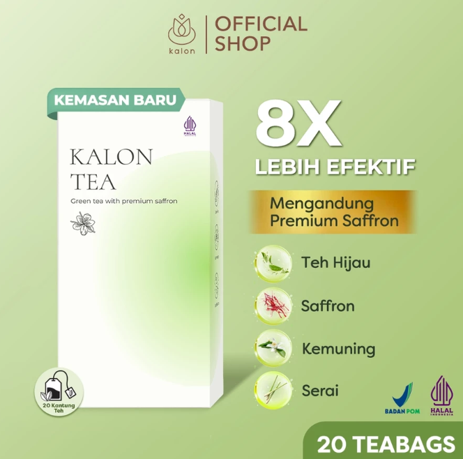 Kalon Beauty Indonesia Kalon Teh Hijau Premium Saffron