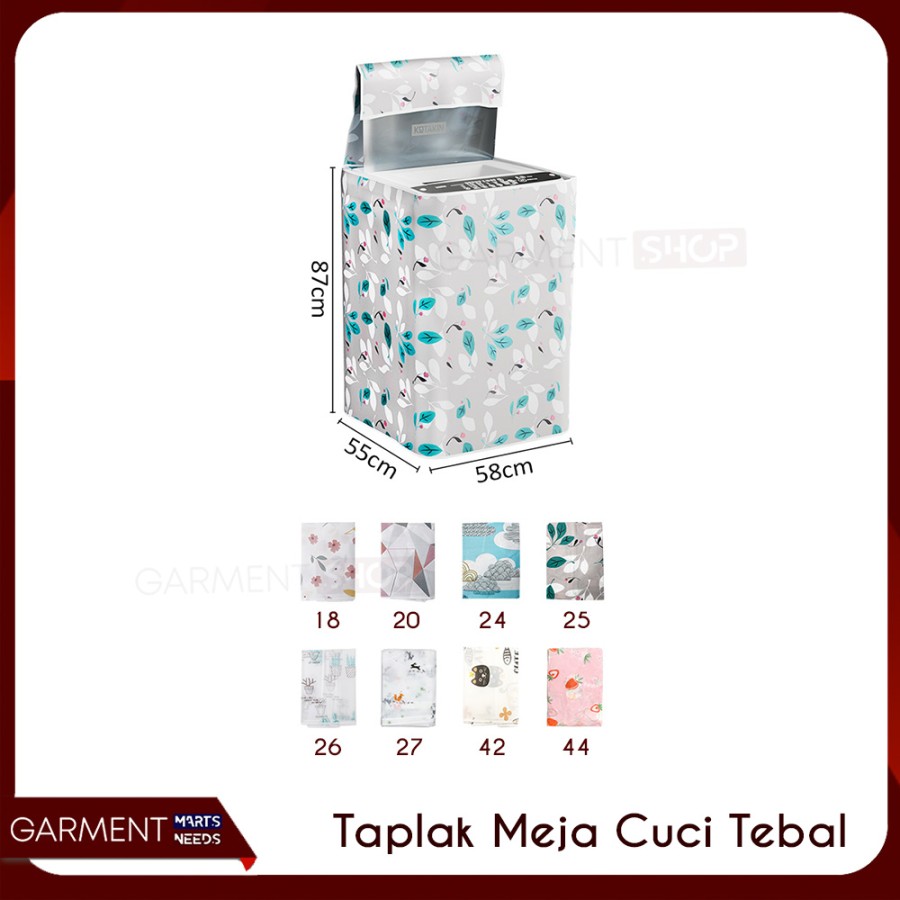 Cover Mesin Cuci Bukaan Atas Premium 3