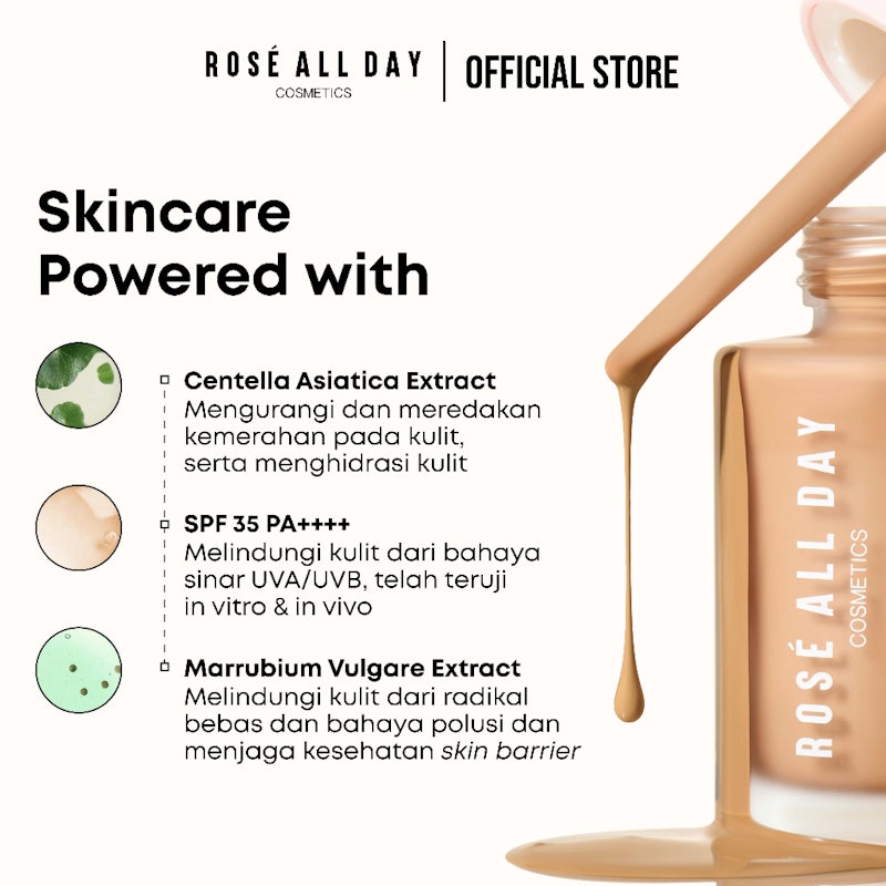 Rose All Day The Realest Lightweight Skin Tint - Warm Beige 3