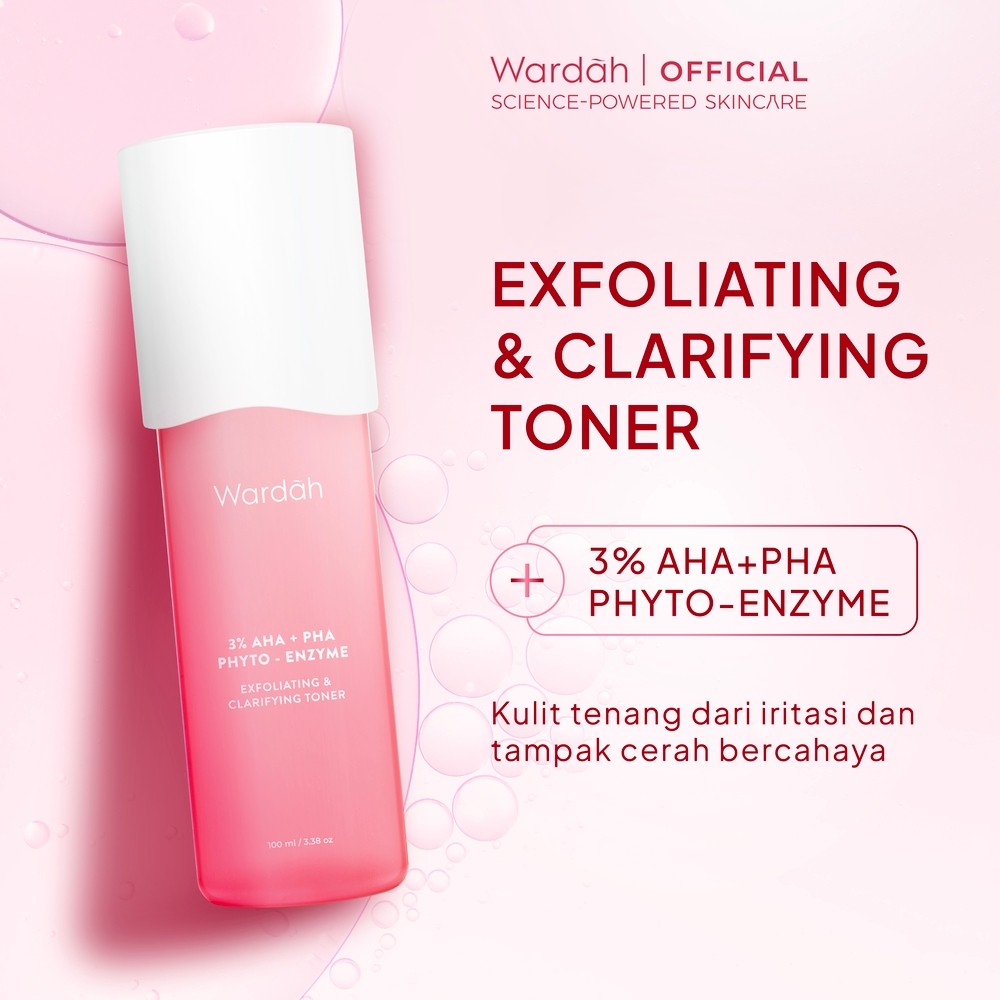 Paragon Technology and Innovation Wardah 3% AHA-PHA Phyto-Enzyme Exfoliating & Clarifying Toner