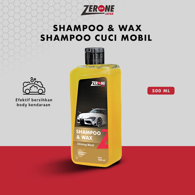 Zerone Japan Shampoo and Wax 500 ml 2