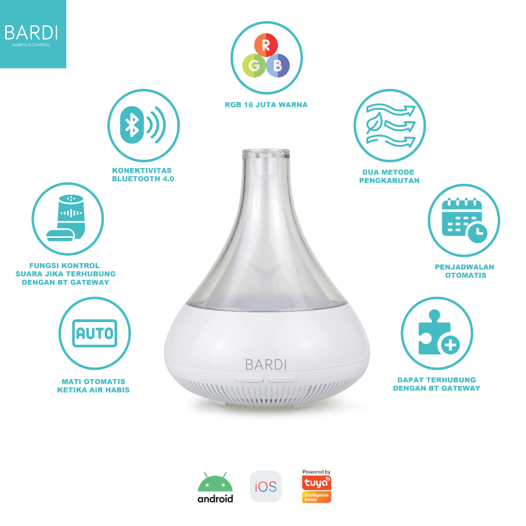 BARDI Solusi Otomasi BARDI Smart Aroma Diffuser