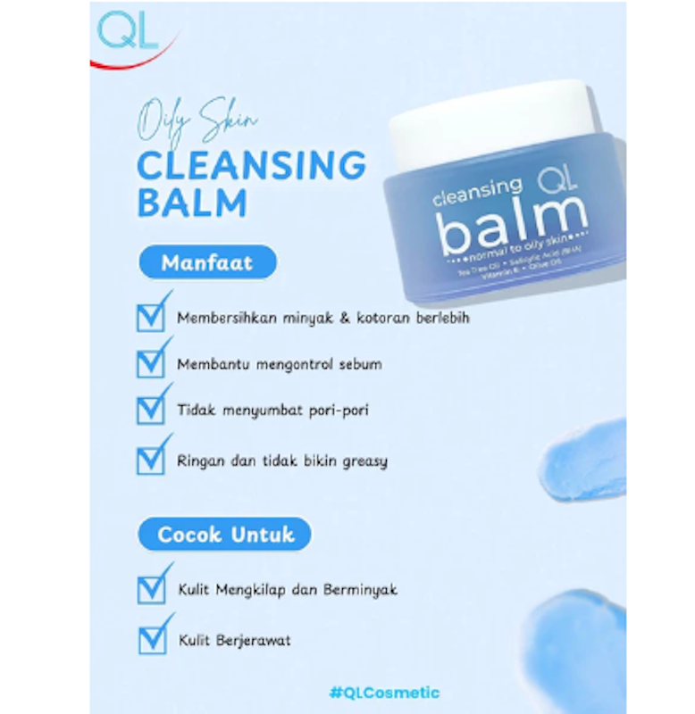 QL Cosmetic Cleansing Balm Normal to Oily Skin 2