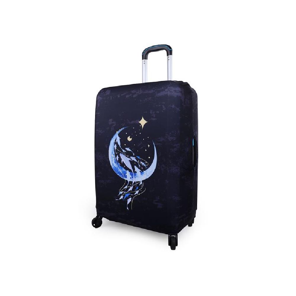 Passport Sarung Koper Whale Embrace Moon Pelindung Koper Motif 1
