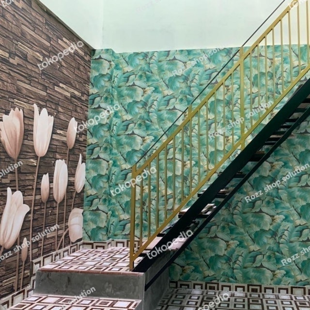  Wallpaper Bunga Tulip 3D Motif Batu Alam