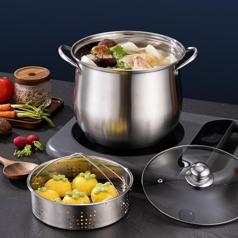  BMW Kitchenware Panci Aladin Stainless High Pot 22 cm