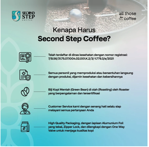 Second Step Coffee Gayo Arabica Roast Beans 4