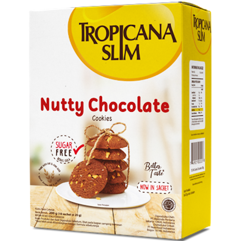 Tropicana Slim Nutty Chocolate Cookies 1