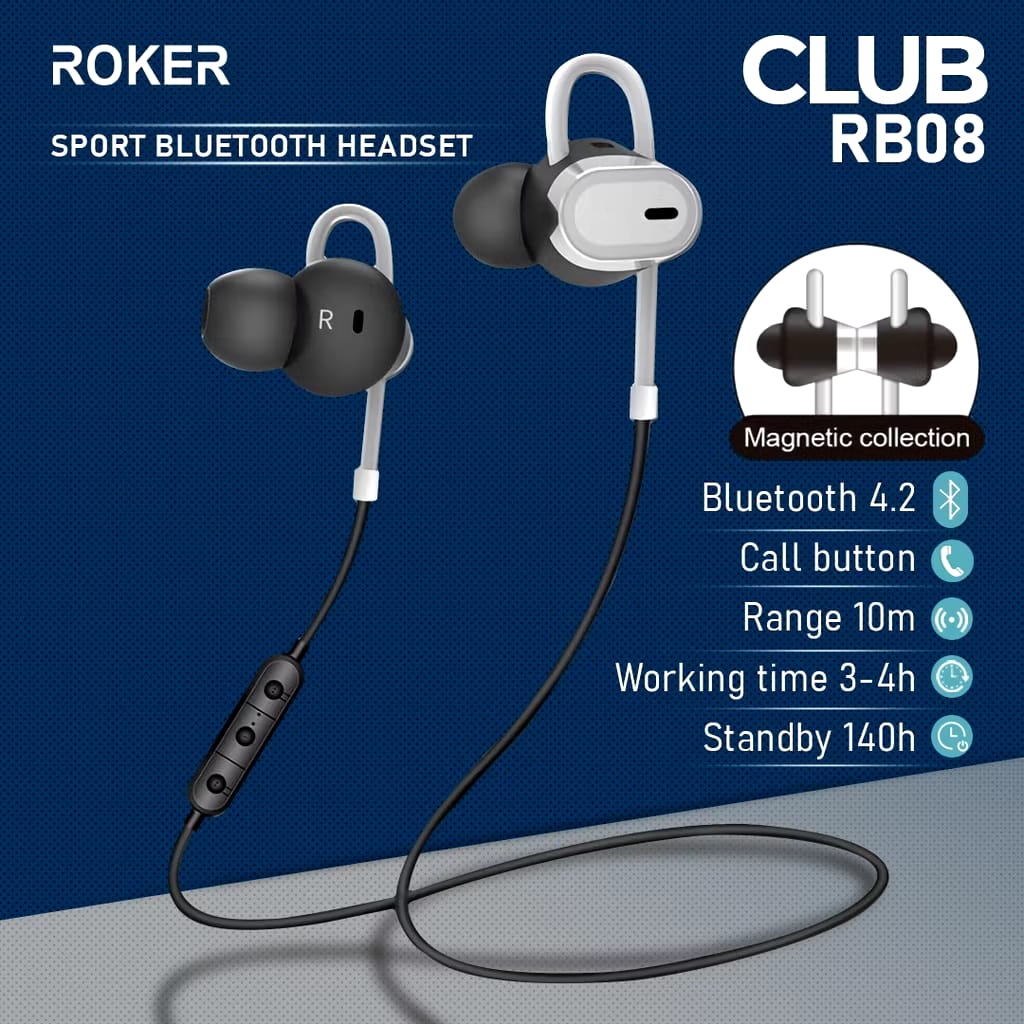  Roker Headset Club Sport  RB08