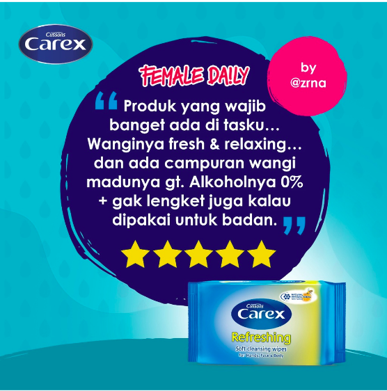 Cussons Carex Wipes Refreshing