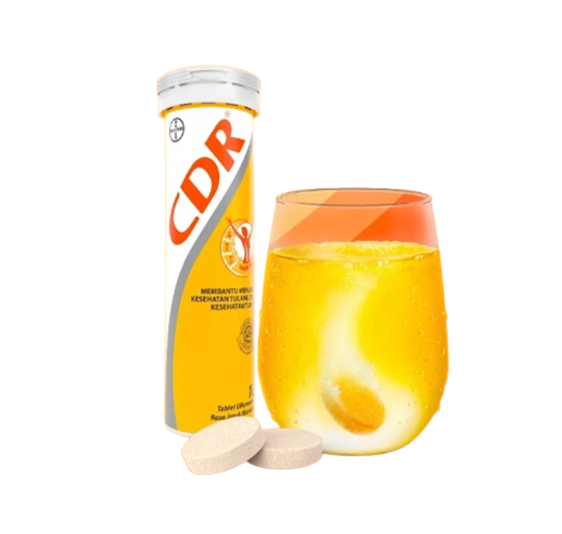 CDR Effervescent 15 Tablet Rasa Jeruk Mandarin 1