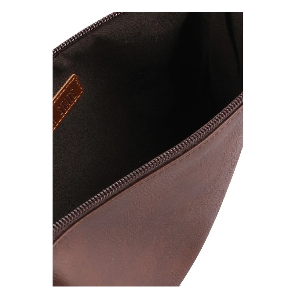Urban State Distressed Leather Pouch Clutch 5
