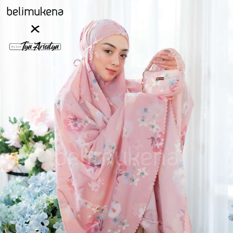 Belimukena X Tya Ariestya Mukena Mini Parasut Travel Motif Premium Korea 2 in 1