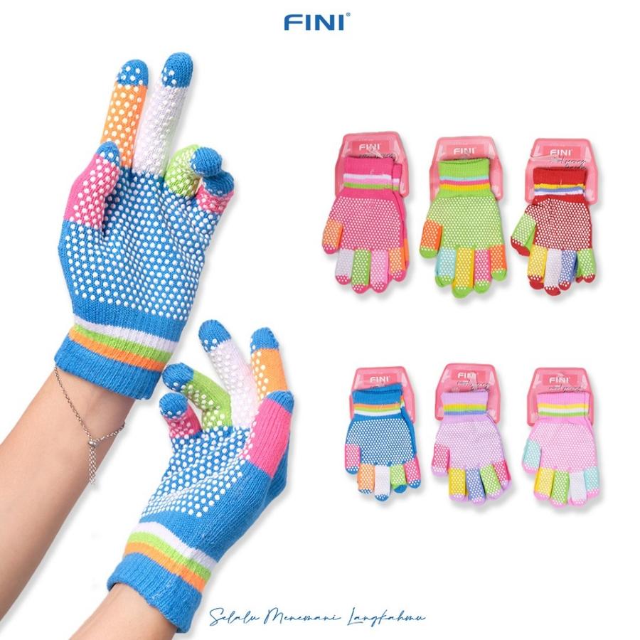  FINI Sarung Tangan Motor Rajut Wanita  Srt Sy-26 AS II