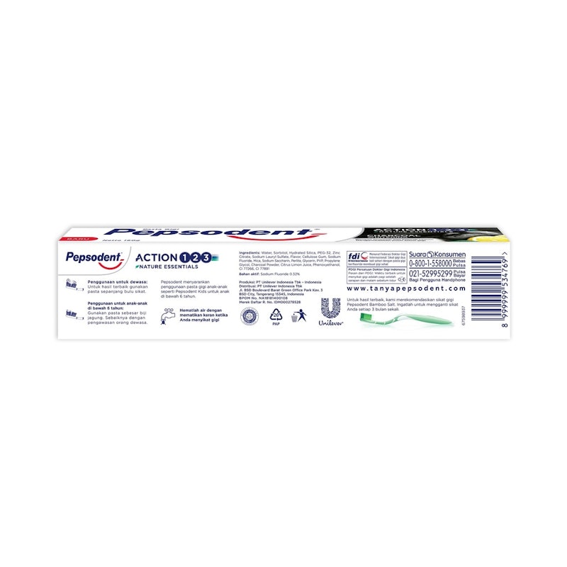 Pasta Gigi Pepsodent Complete 8 Charcoal 3