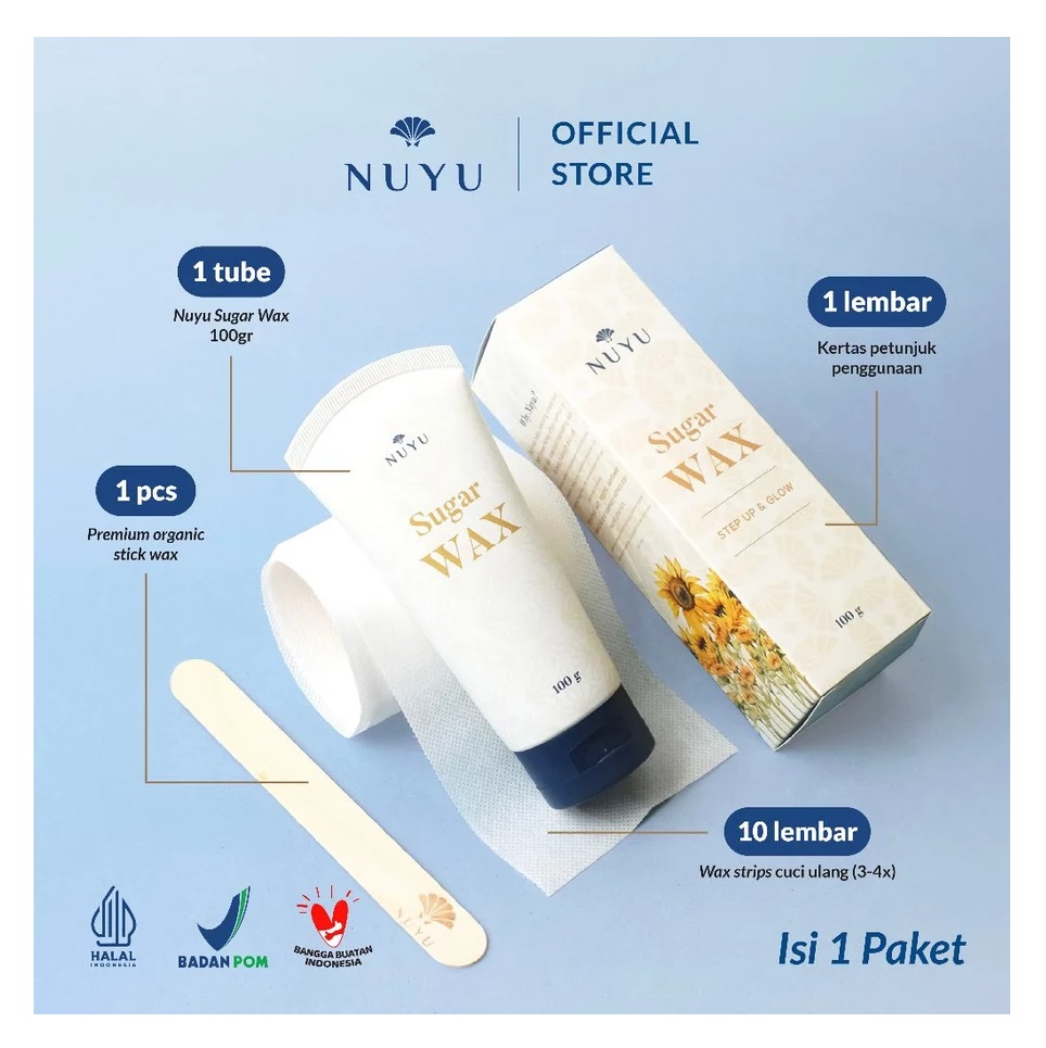 NUYU NUYU Sunflower Honey Sugar Wax Kit