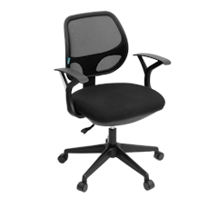 Dekoruma Donati Kursi Kantor Black