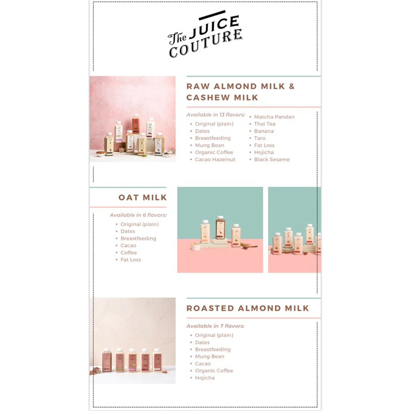 The Juice Couture Oat Milk Fat Loss