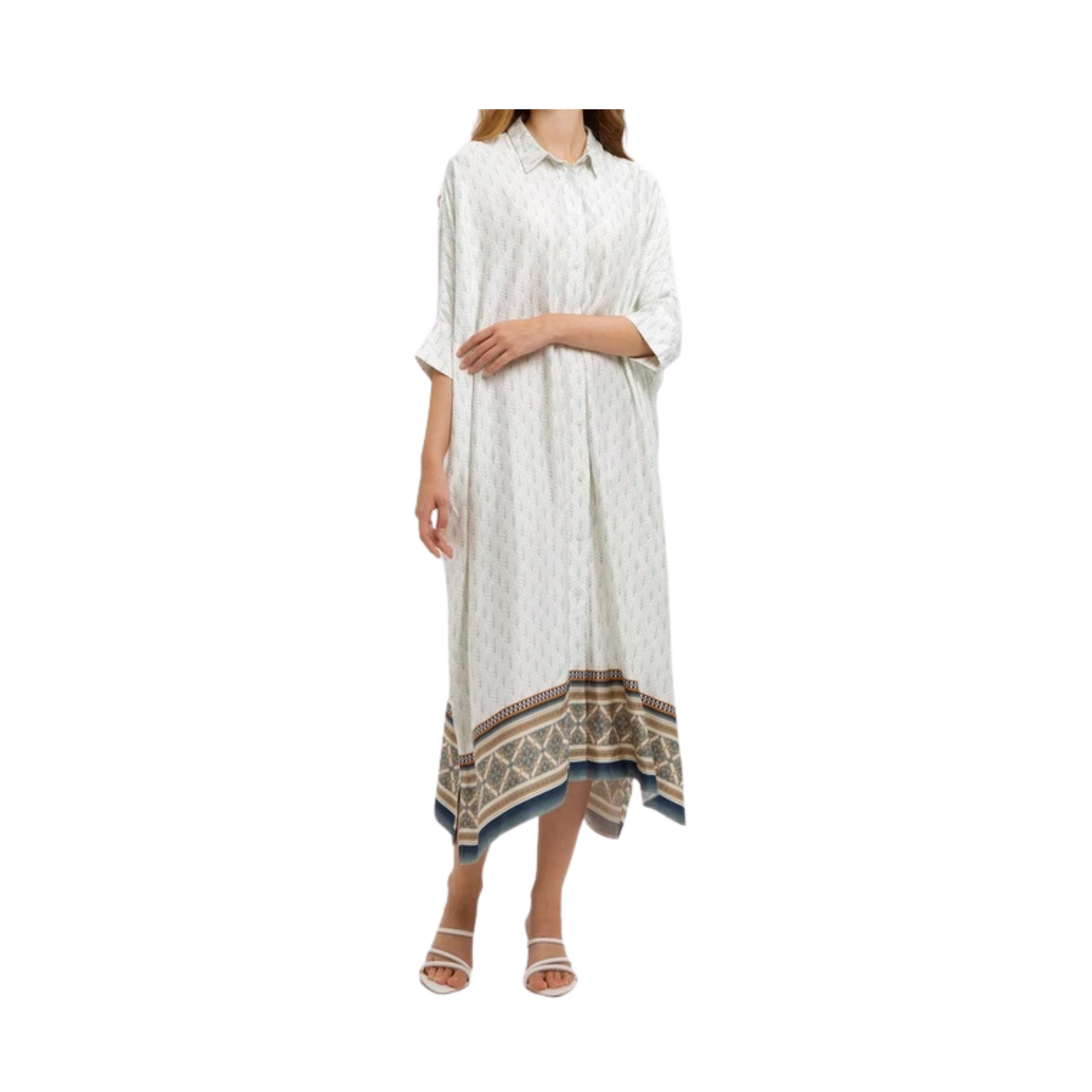 Minimal Marya Kaftan Off White 