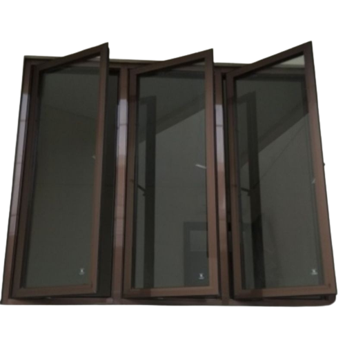 Jendela Aluminium Gandeng Tiga Daun 160 cm x 120 cm 1