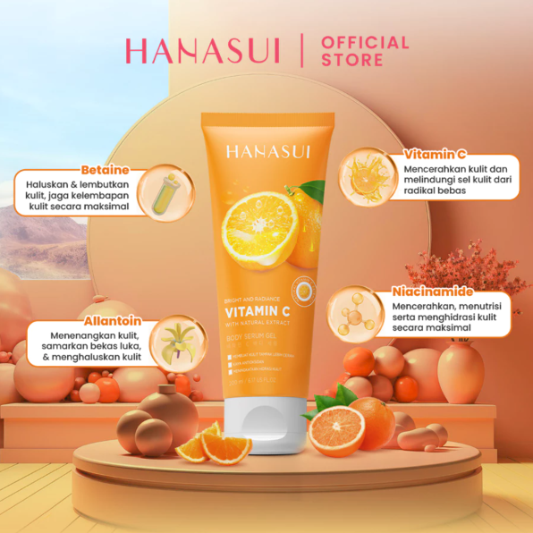 Eka Jaya Internasional Hanasui Bright and Radiance Vitamin C Body Serum Gel 