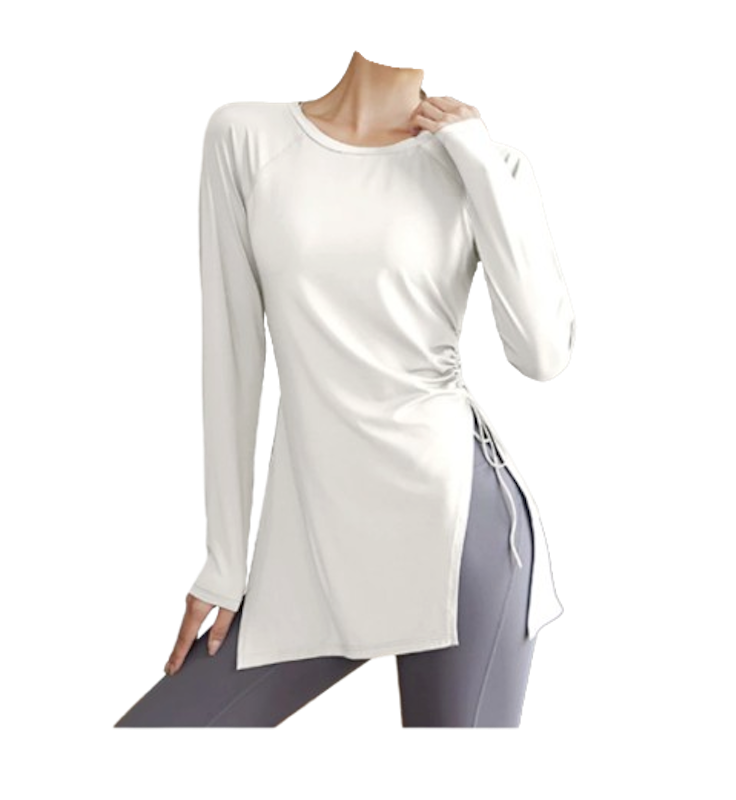 TIMETOSPORT Baju Olahraga Wanita Lengan Panjang Gym fitness Casual 1180