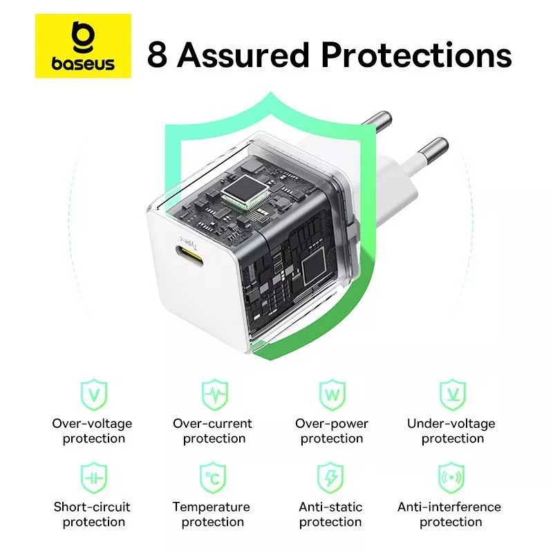 Shenzhen Baseus Technology Baseus Palm Fast Charger 1C 30W EU CCZC30CE