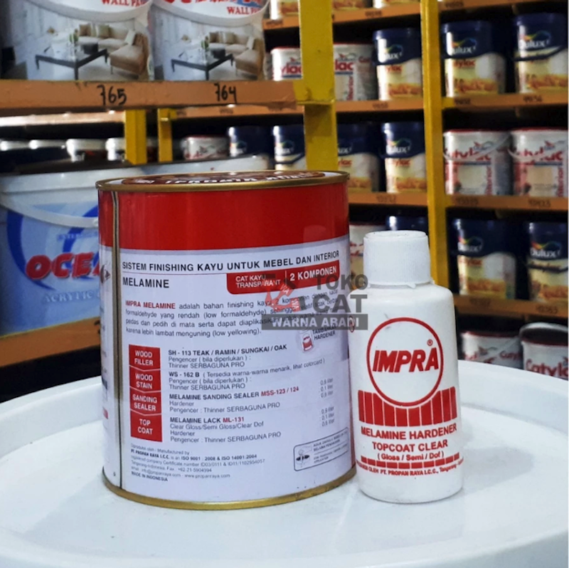 Propan Impra Cat Kayu Transparan Melamine 4