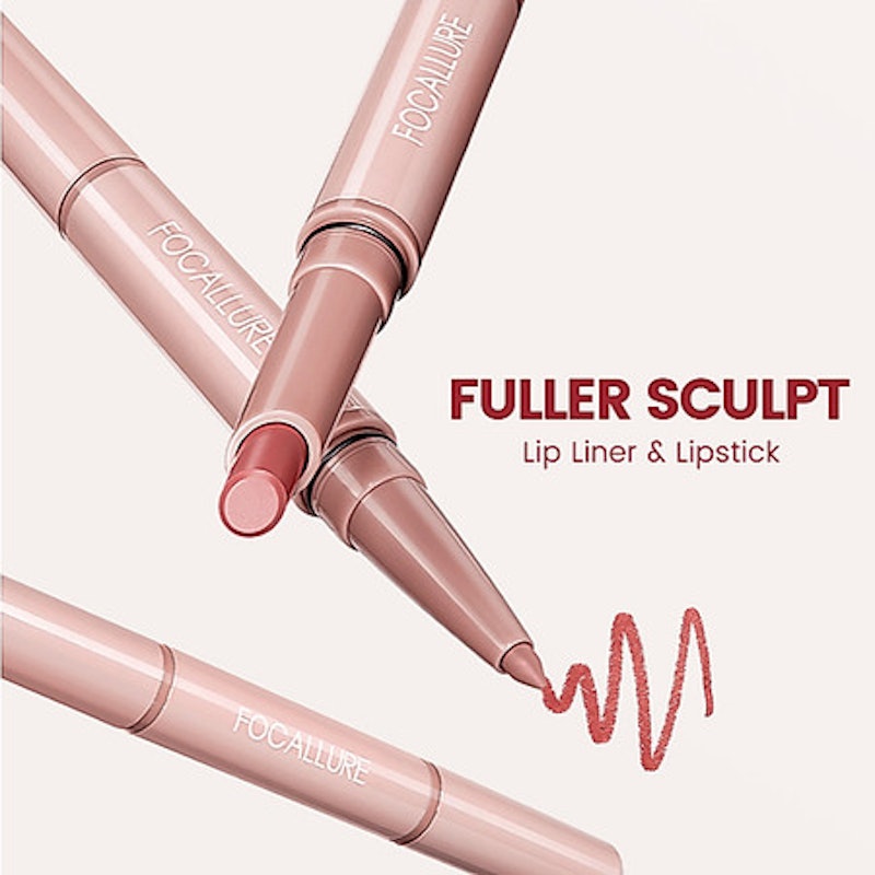 Fuller Sculpt 2-in-1 Lip Liner & Lipstick NU01 Coral 5