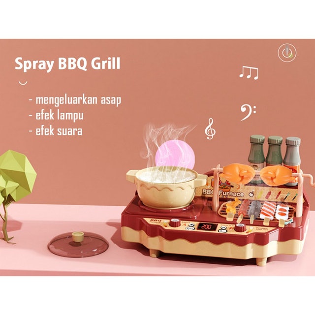 Burn Oven Barbecue Grill Set