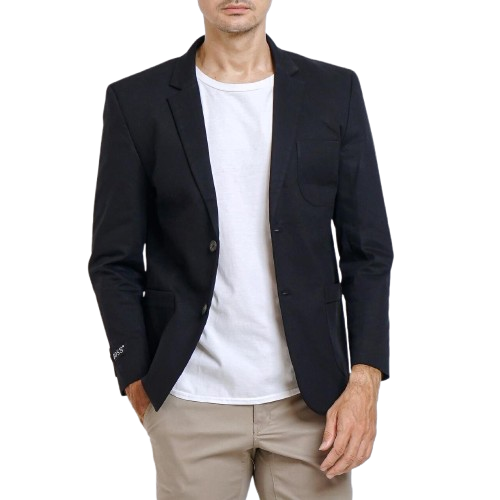 BOSS Jas Blazer Casual NS Slim Fit Hitam