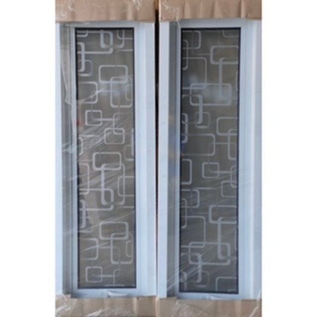 Jendela Aluminium Jungkit Motif Kaca Es Crystal 3