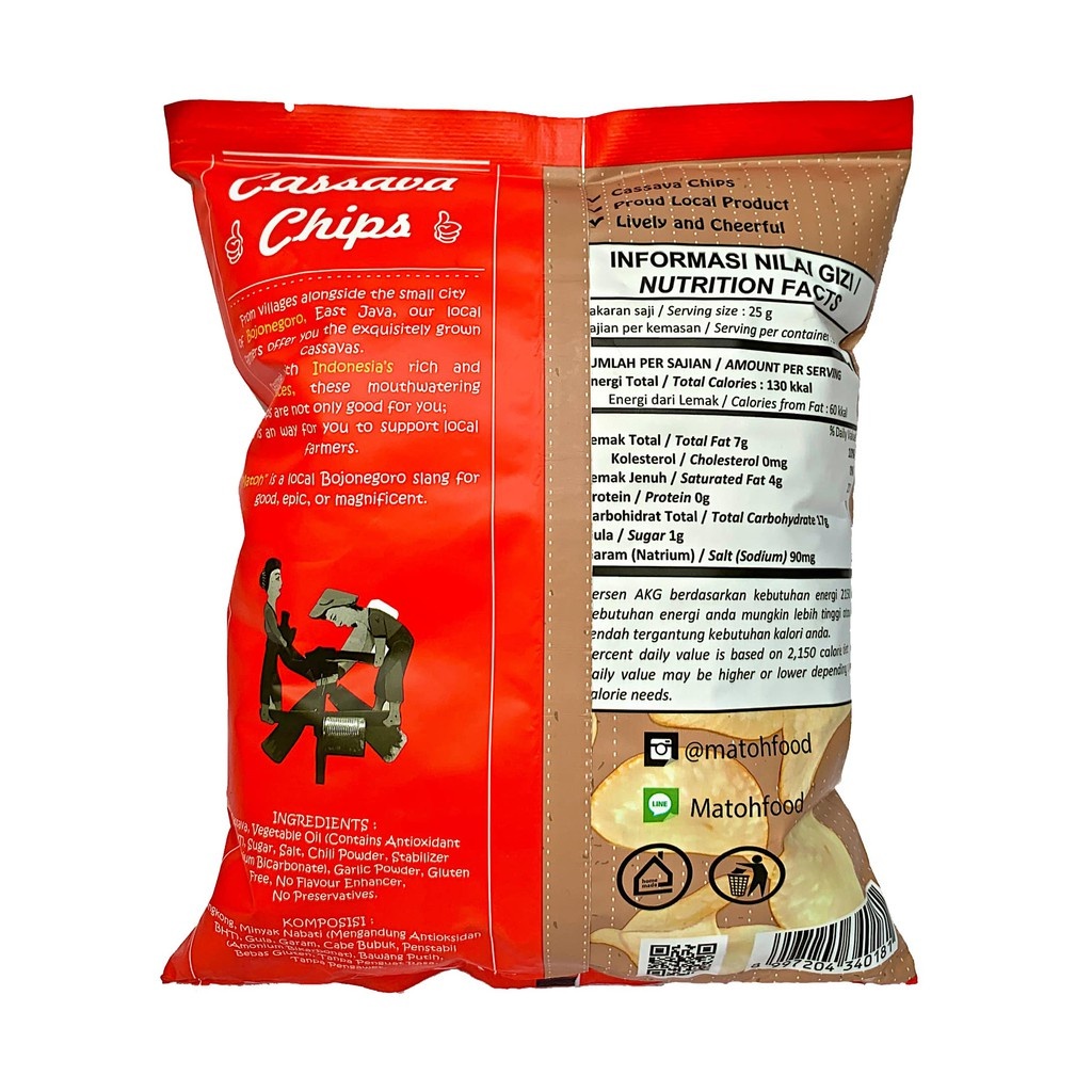 Pareto Estu Guna  Matoh Cassava Chips