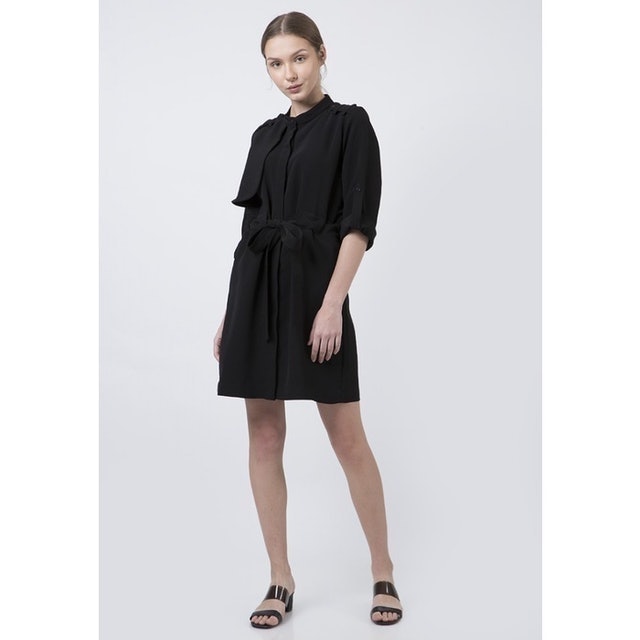 Delamibrands The Executive Trench Loose Fit Dress