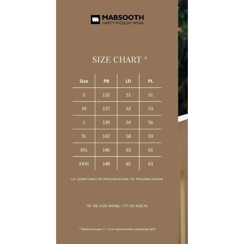 Mabsooth Mabsooth Jubah Pria Dewasa Putih