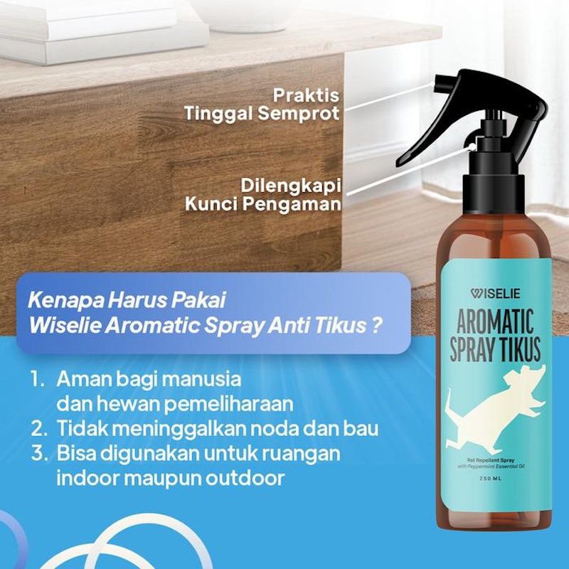 Wiselie Aromatic Spray Tikus 4