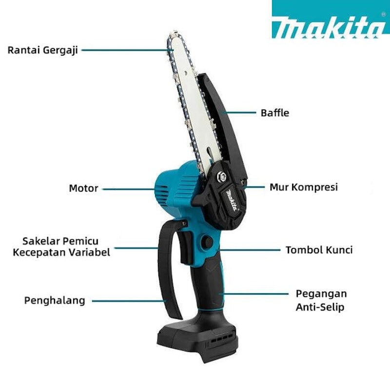 Makita Chainsaw Cordless 6 inch 4