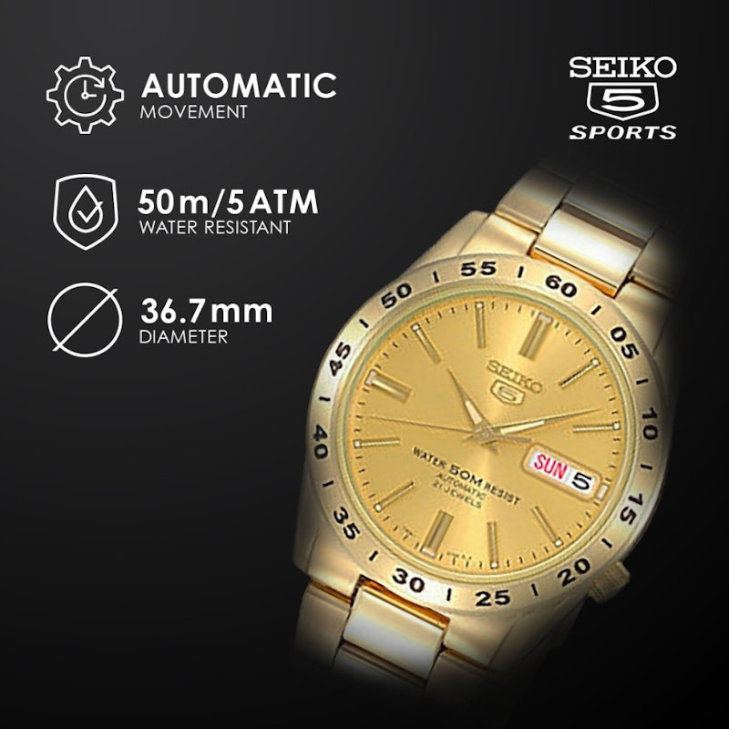 SEIKO 5 Gold Dial SNKE06K1