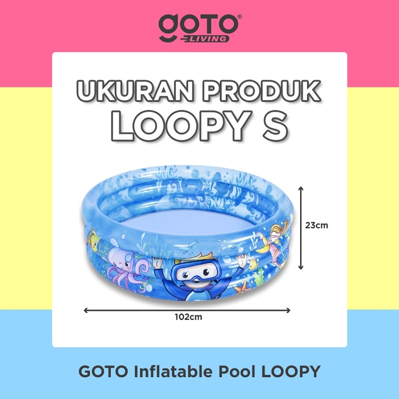 Goto Inflatable Pool Loopy Size S 2